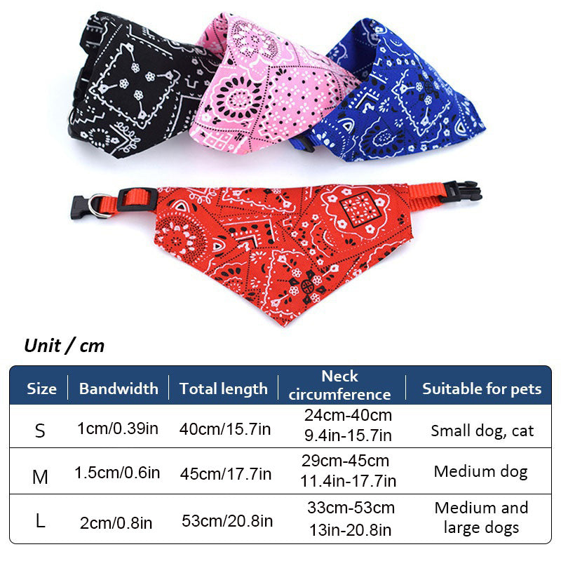 Stylish & Comfy Dog Bandanas - Reversible & Adjustable For The Perfect Fit!