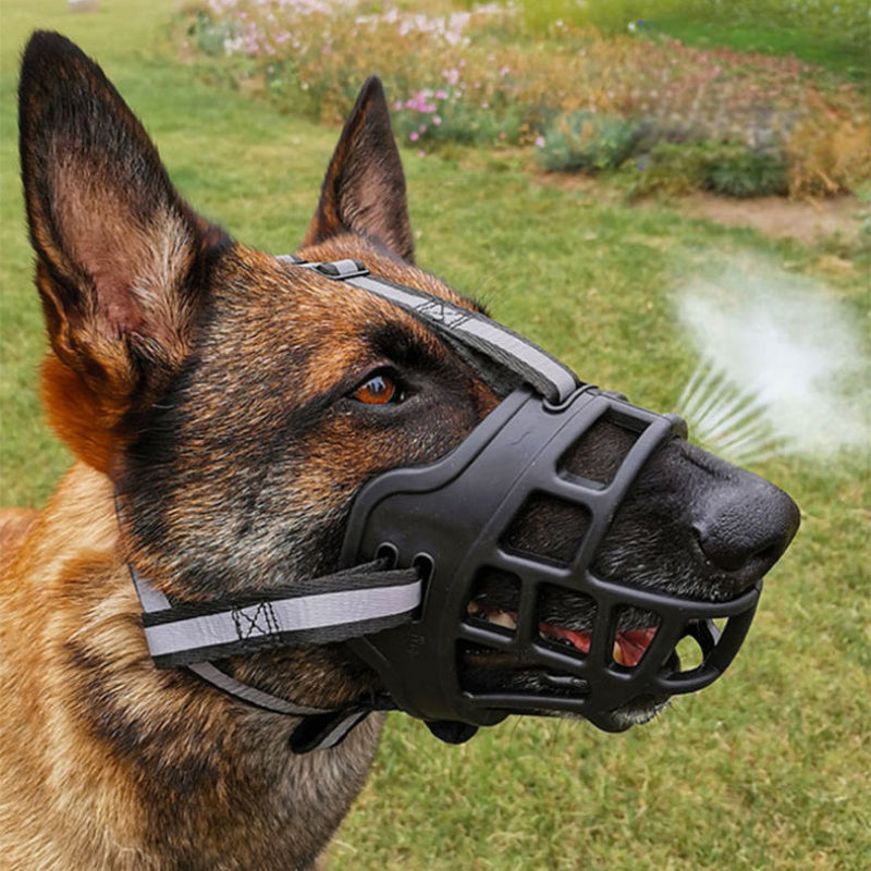 Adjustable Breathable Dog Muzzle for Biting, Chewing, Barking, and Training - Safe and Comfortable Mouth Cover for Small, Medium, and Large Dogs