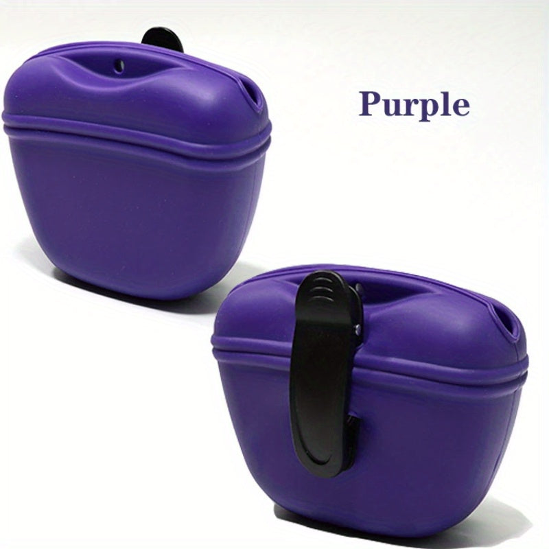 Convenient Portable Dog Training Bag with Treat Pouch and Food Dispenser