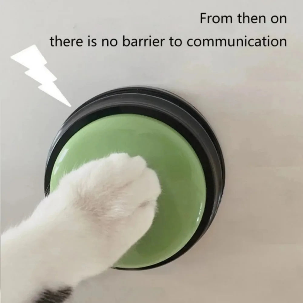 8PCS Dog Communication Buttons Voice Recording Button for Pet Training Buzzer 30 Second Record Playback Funny Gift for Talking