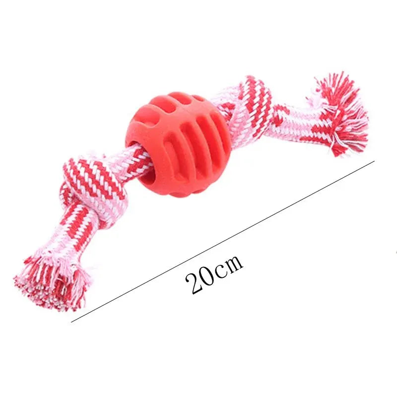 Bite Resistant Dog Rope Toy for Dogs Bite Resist Interactive Cotton Bone Small Puppy Chew Knot Teeth Cleaning Rope Dogs Toys