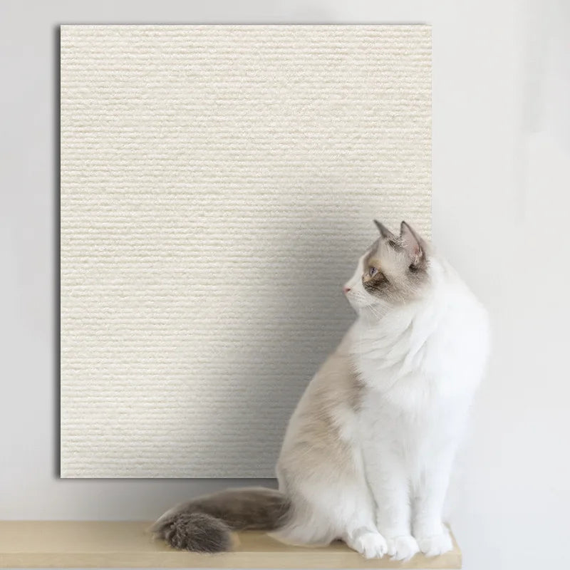 Wall Self-Adhesive Anti Cat Scratch Sofa DIY Cats Scratch Protection Paws Sharpen Trimmable  Carpet Cats Scratch Board ﻿