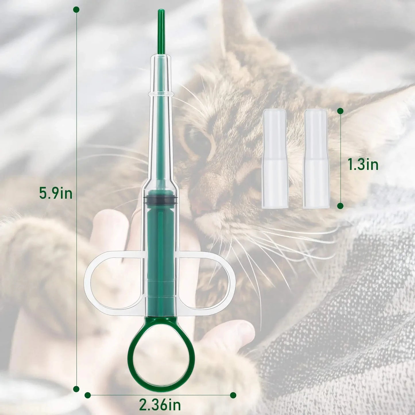 Pet Medication Dispenser, Pressing Feeding Stick for Cats and Dogs, Eating Pills, Pills, Medication Artifacts, Pet Sickness Care