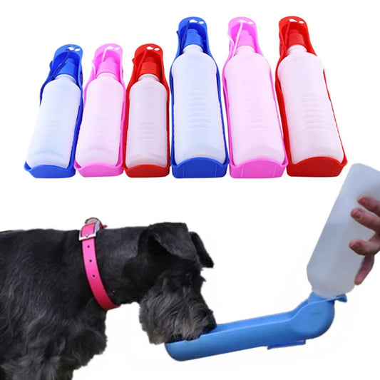 Portable Pet Dog Water Bottle Travel Cup Outdoor Feeder Dispenser Drinking Bowl Pet Supply For Small Large Dog Puppy Cat