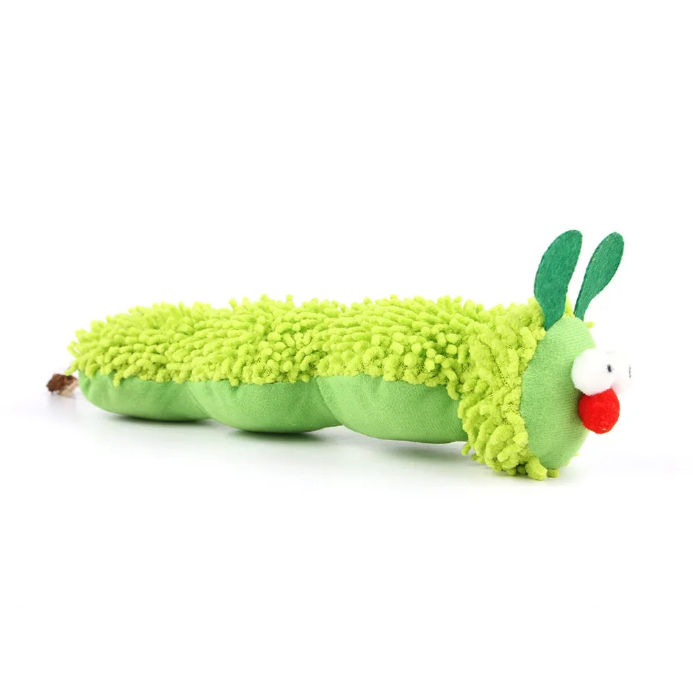 Cat Chew Toys Caterpillar | Cat Teaser Interaction Toy Clean Mouth