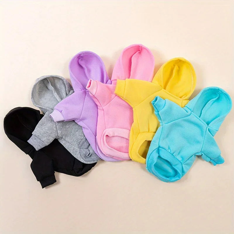 Clothes for Cats Pet Clothes Cat Coat Jacket Dog Clothes For Small Dogs Cats Hoodies Pet Outfits Solid Cat Clothing Pet Apparel