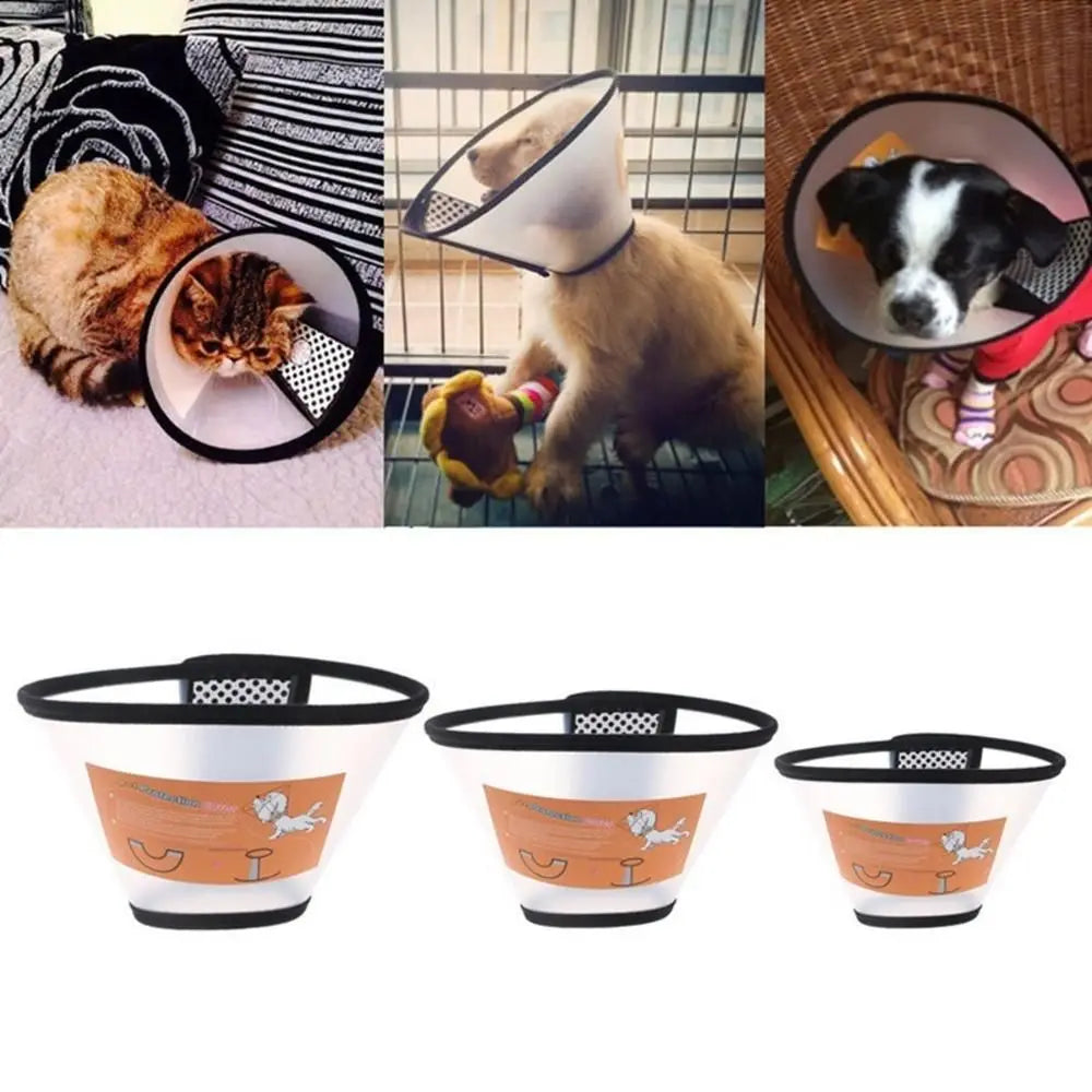 Medical Surgery Wound Healing Cats Dogs Health Elizabethan Collar Neck Cone Recovery Pets Protective Collar Protection Cover