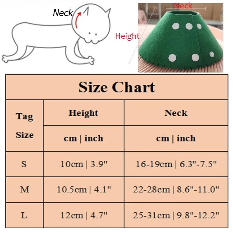 Cat Recovery Collar Wound Healing Protection Elizabethan Collar Surgery Anti-Lick Cat Collar Anti-Bite Pet Cat Accessories