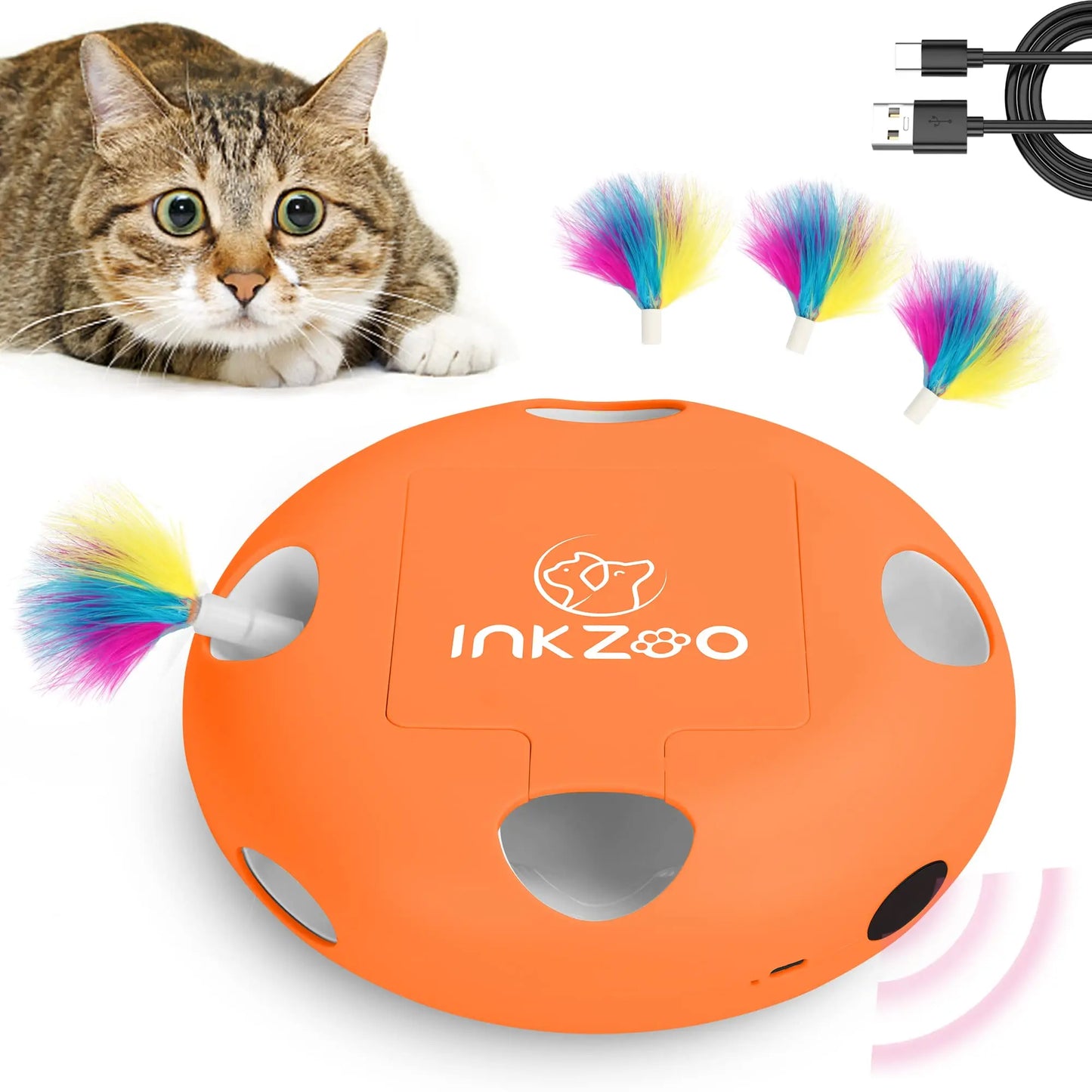 Interactive Cat Toys for Indoor Cats | Smart Interactive Kitten Toy | Automatic 7 Holes Mice Whack-A-Mole