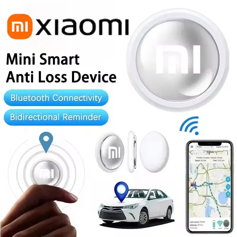 Xiaomi Mini Gps Tracker System FindMy App Airtag Smart Bluetooth Locator Child Finder Bag Anti-Loss Pet Collar with Tracker NEW