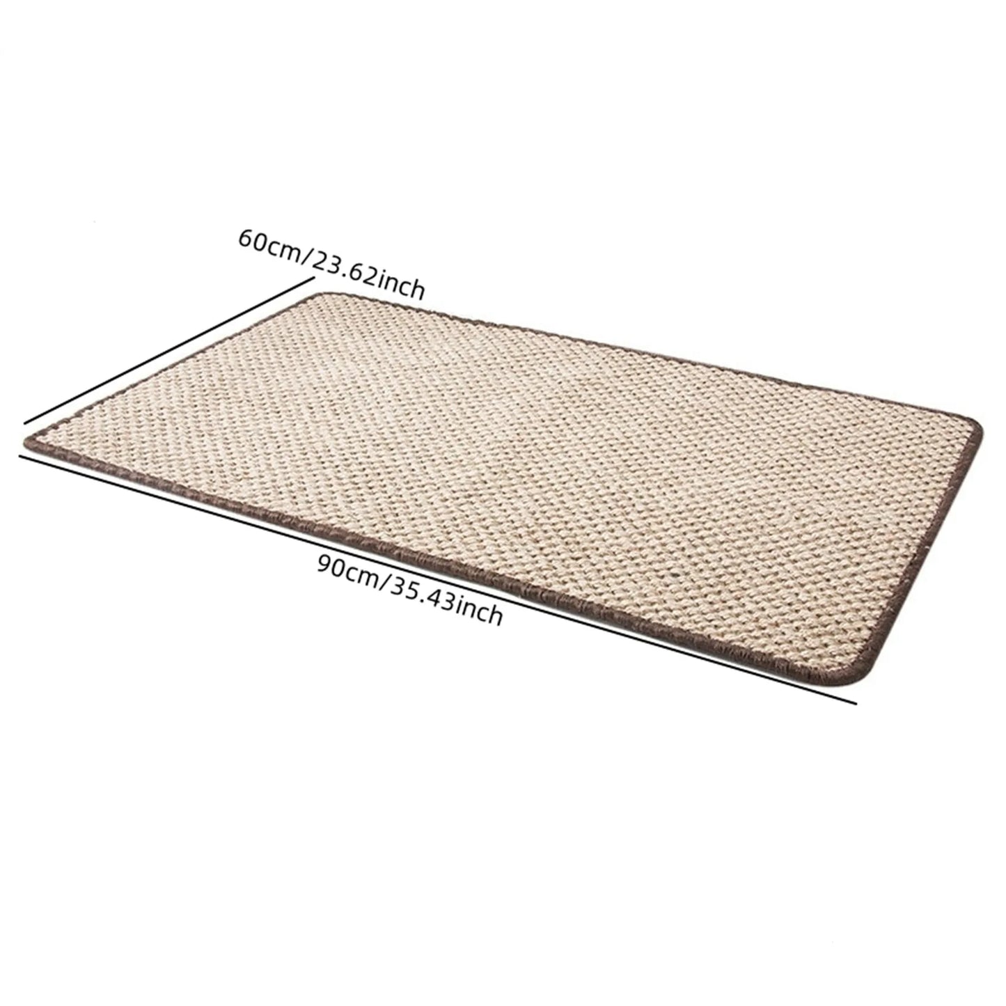 Pet Cat Scratching Board Natural Sisal Cat Scratcher Blanket Post Mat Pet Toy for Protecting Furniture Foot Sofa Cushion