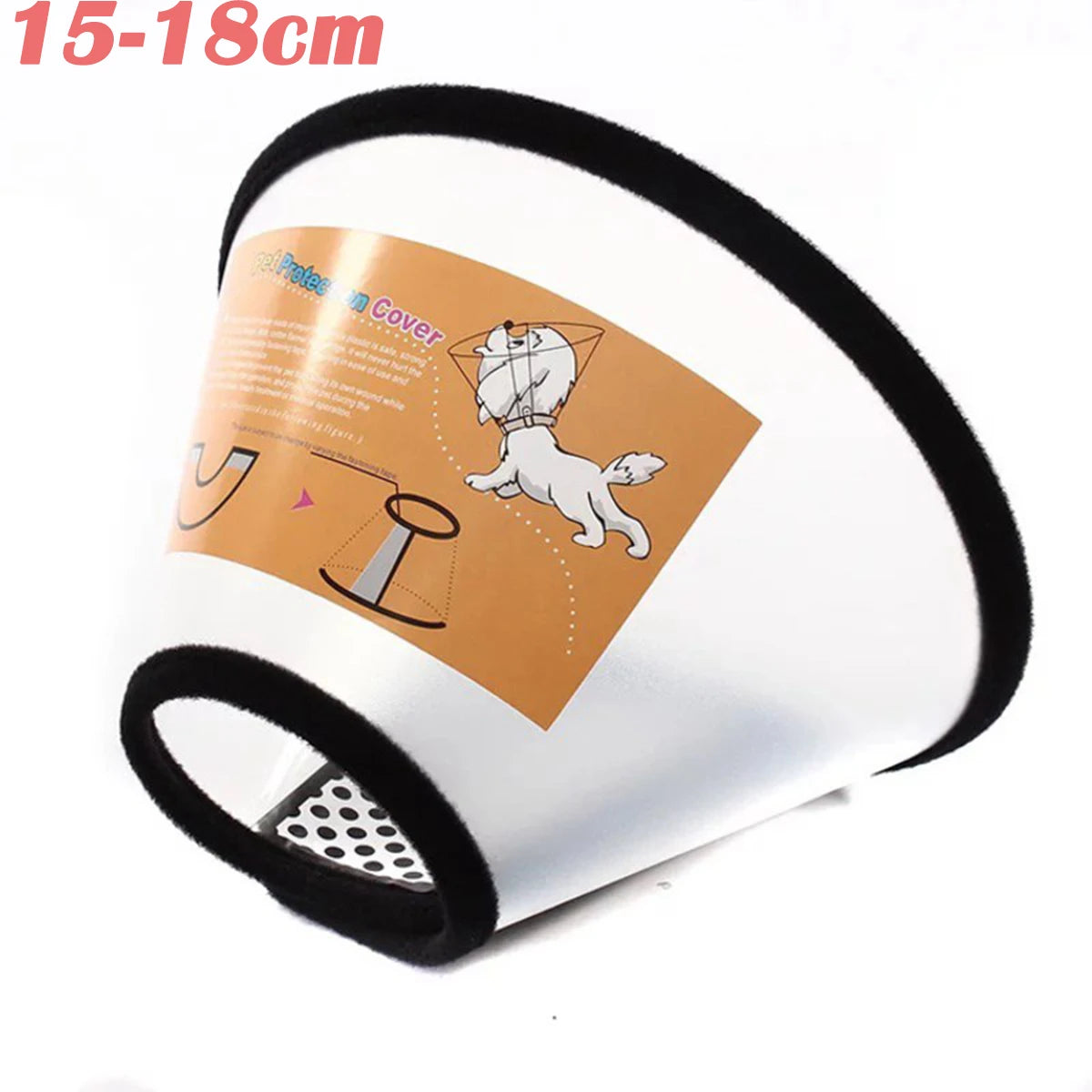 Medical Surgery Wound Healing Cats Dogs Health Elizabethan Collar Neck Cone Recovery Pets Protective Collar Protection Cover