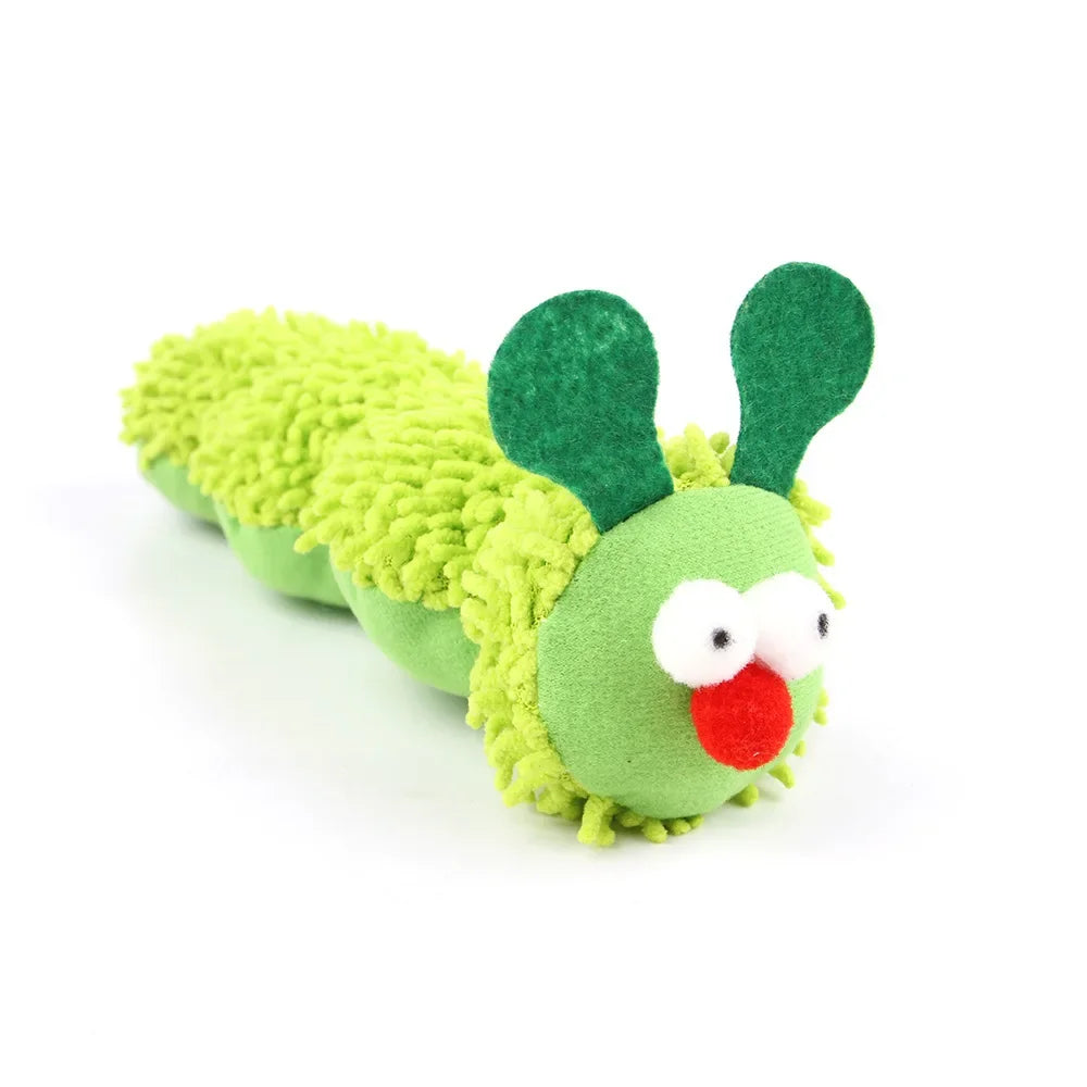 Cat Chew Toys Caterpillar | Cat Teaser Interaction Toy Clean Mouth