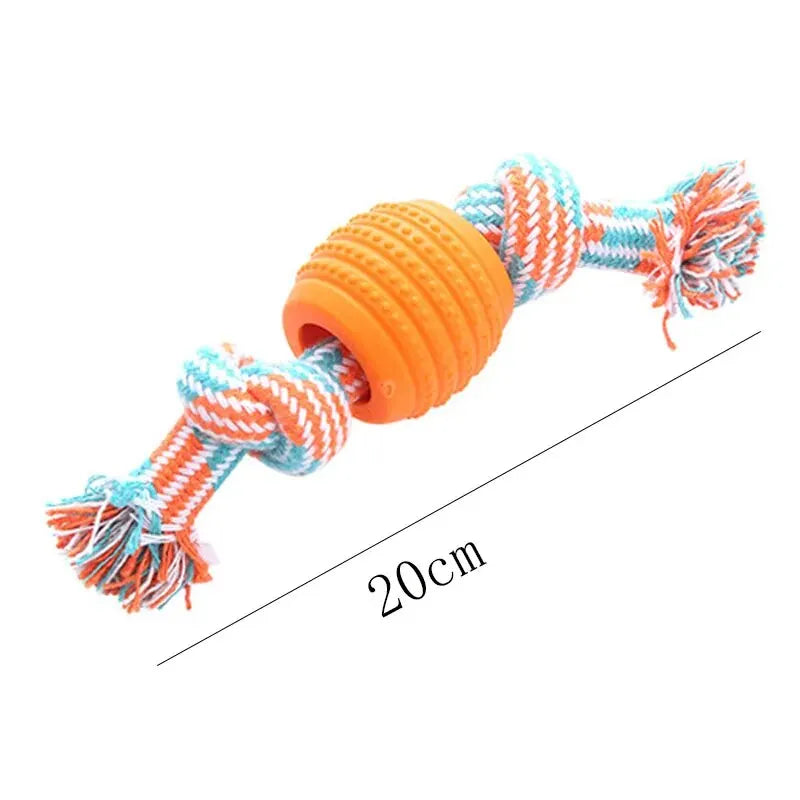 Bite Resistant Dog Rope Toy for Dogs Bite Resist Interactive Cotton Bone Small Puppy Chew Knot Teeth Cleaning Rope Dogs Toys