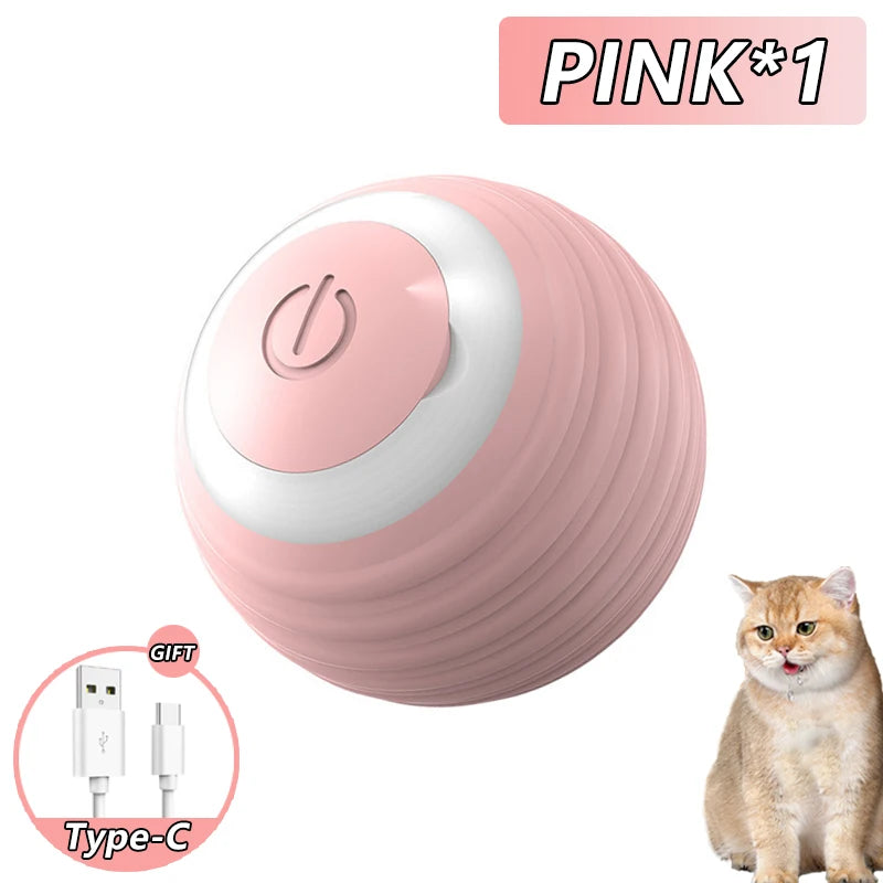 Cat Interactive Ball Smart Cat Toys Indoor Automatic Rolling