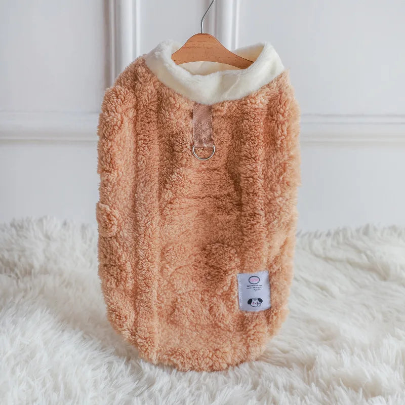 Winter Warm Dog Vest Clothes Comfor Soft Plush Dogs Cat Sweater for Maltese Yorkies Clothing Poodle Chihuahua Apparel Puppy Coat