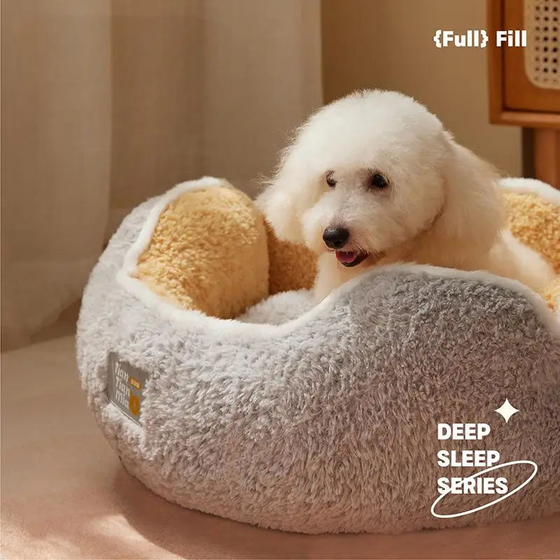 Super Cat Bed Warm Sleeping Cat Nest Soft Long Plush Best Pet Dog Bed for Dogs Basket Cushion Cat Bed Cat Mat Animals Sleeping