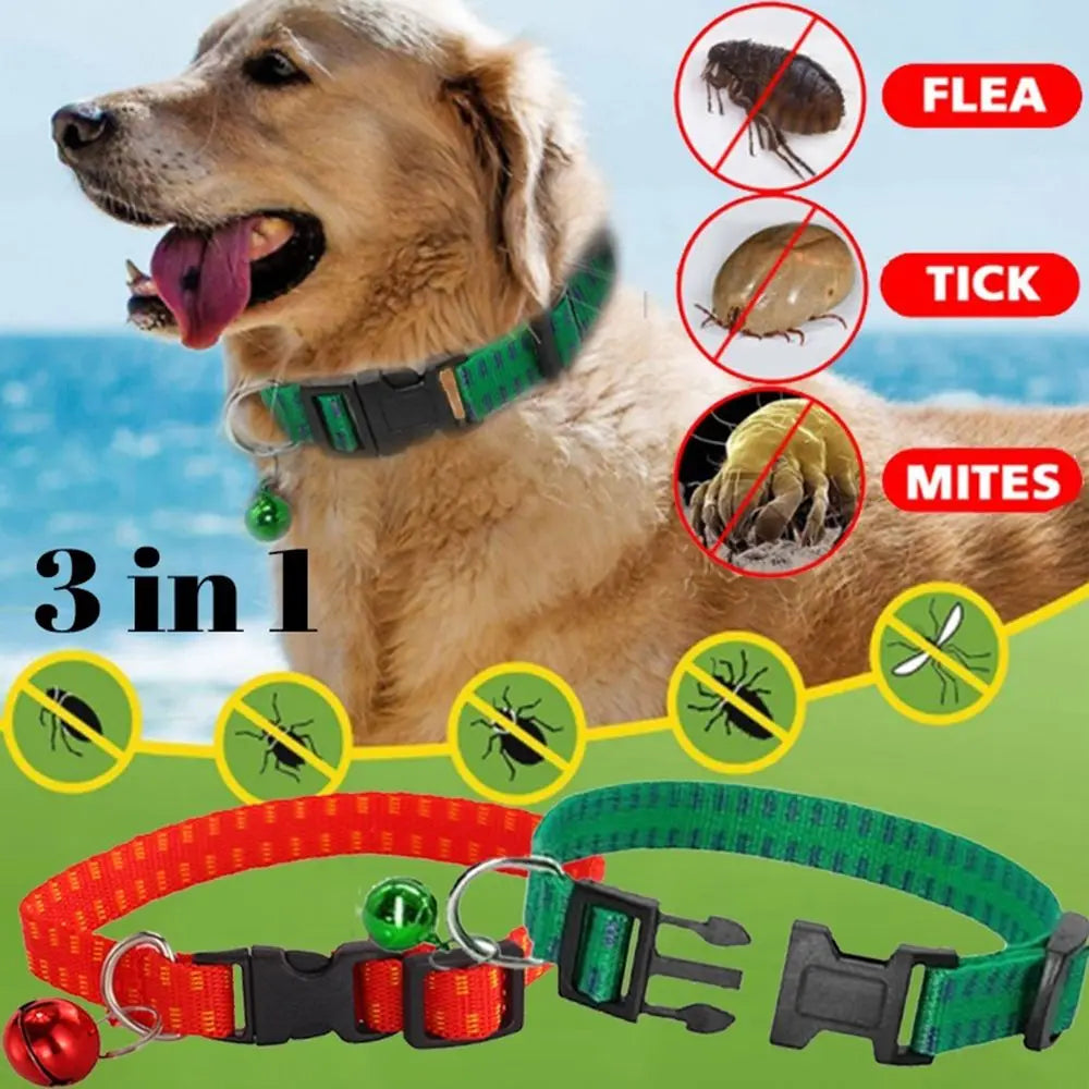 Effective Safety Insecticidal Outdoor Mosquitoes Dog Collar Pet Suppies Anti Flea Mite Tick Neck Strap