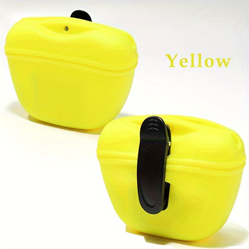 Convenient Portable Dog Training Bag with Treat Pouch and Food Dispenser